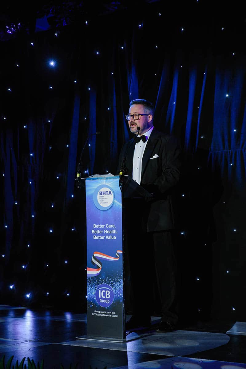 BHTA Annual Awards Chairman Alastair Maxwell
