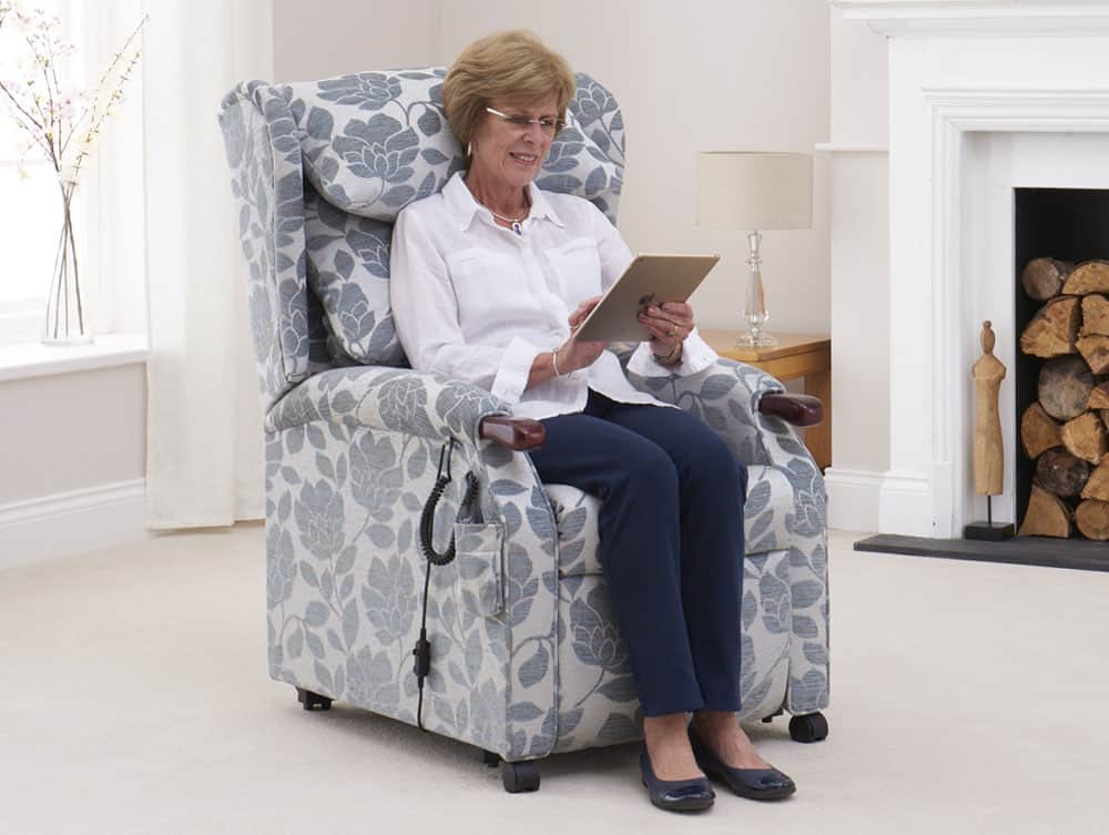 Primacare Chatsworth chair with woman sitting