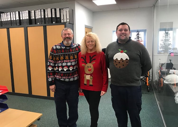 Sumed team Christmas Jumper Save the Children