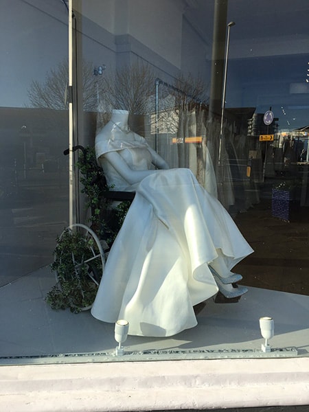 The White Collection Bridal Boutique shop window image