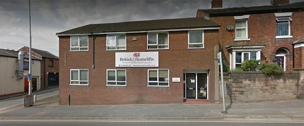 British Homelifts front, launched after Churchill Homecare ceased trading