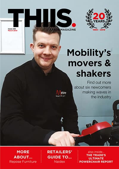 THIIS March 2019 issue front cover mobility trade magazine