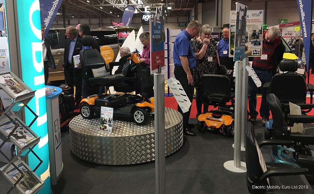 Electric Mobility's Naidex 2019 Stand