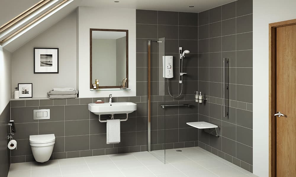 Mira Showers Leap Divider full adaptable bathroom