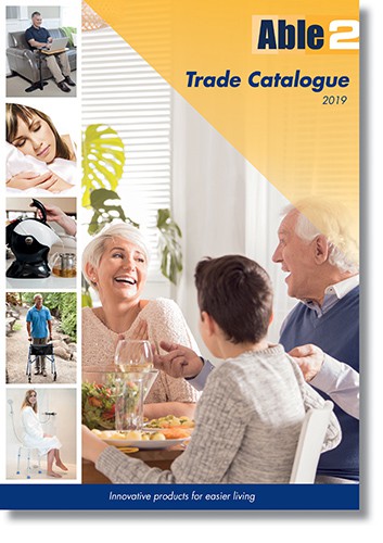 Able2 new, largest-ever trade catalogue front page