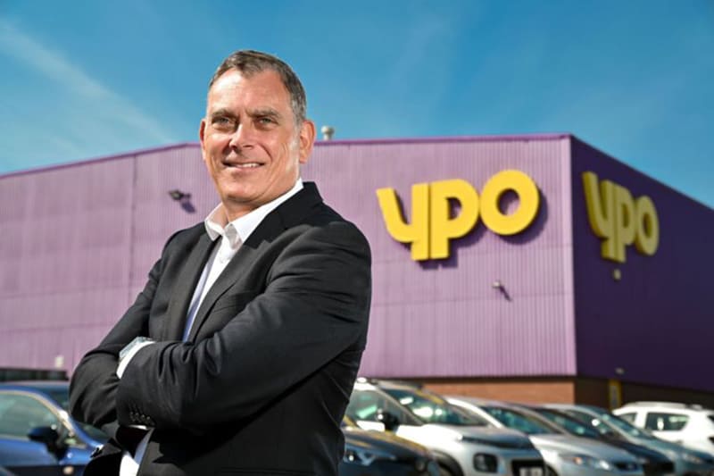 YPO's Managing Director Simon Hill outside factory in Wakefield