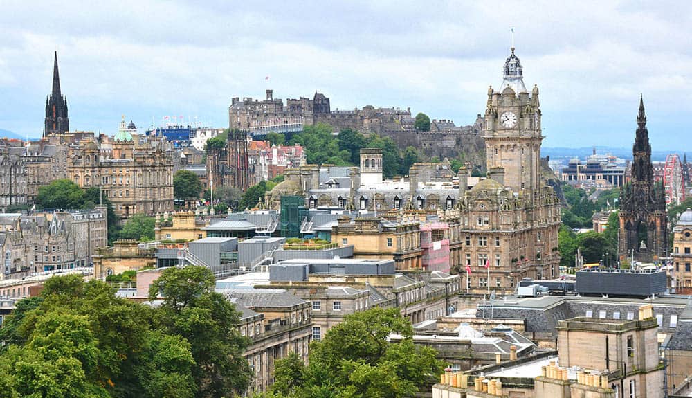 Scotland capital Edinburgh