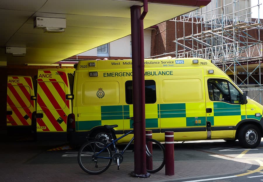 ambulance A&E NHS waiting times