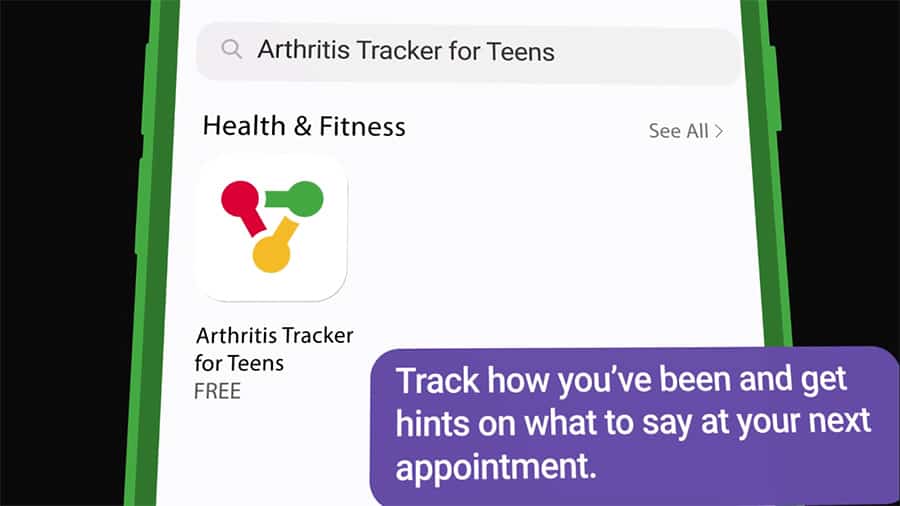 Arthritis Tracker for Teens app image