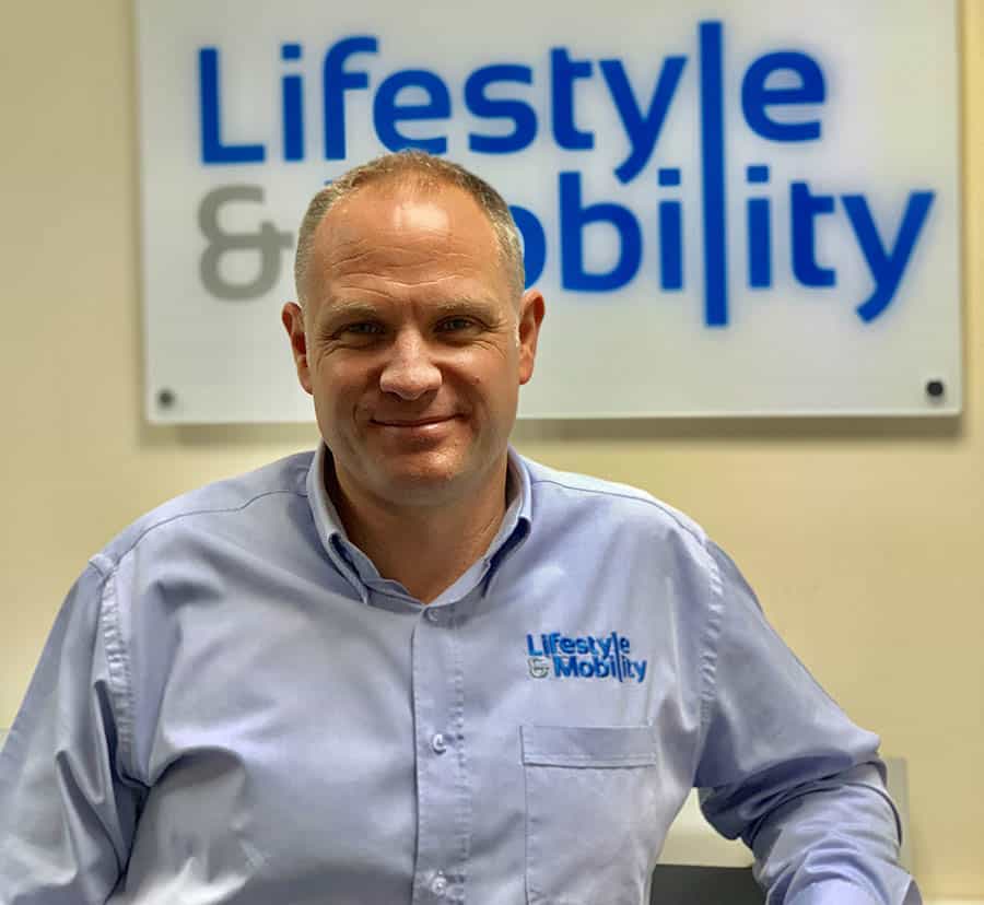 lifestyle and mobility specialist Simon Greenway