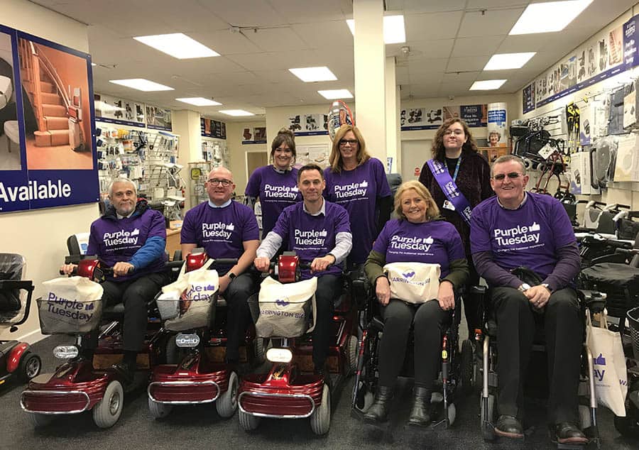 Warrington Disability Partnership Purple Tuesday