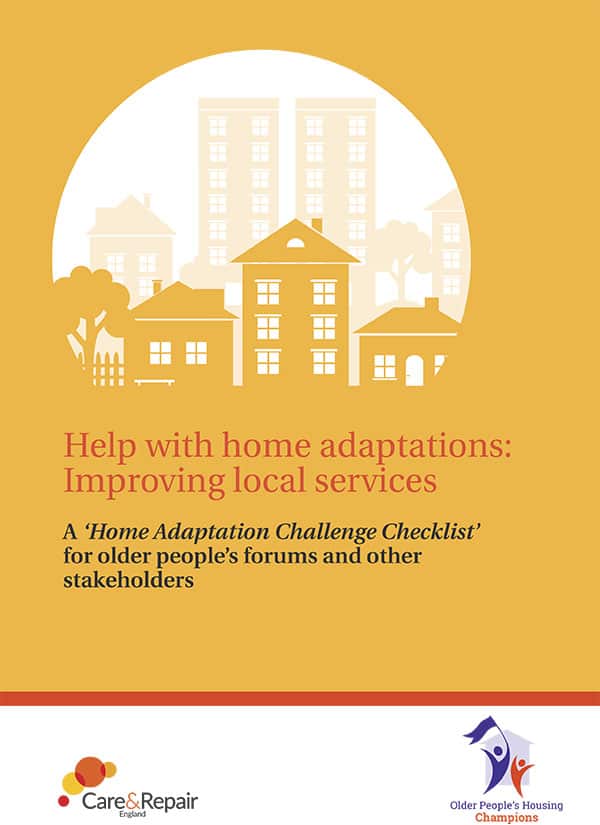 Care & Repair England housing adaptations guide image