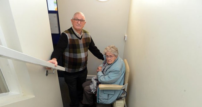 Housing stairlift removal
