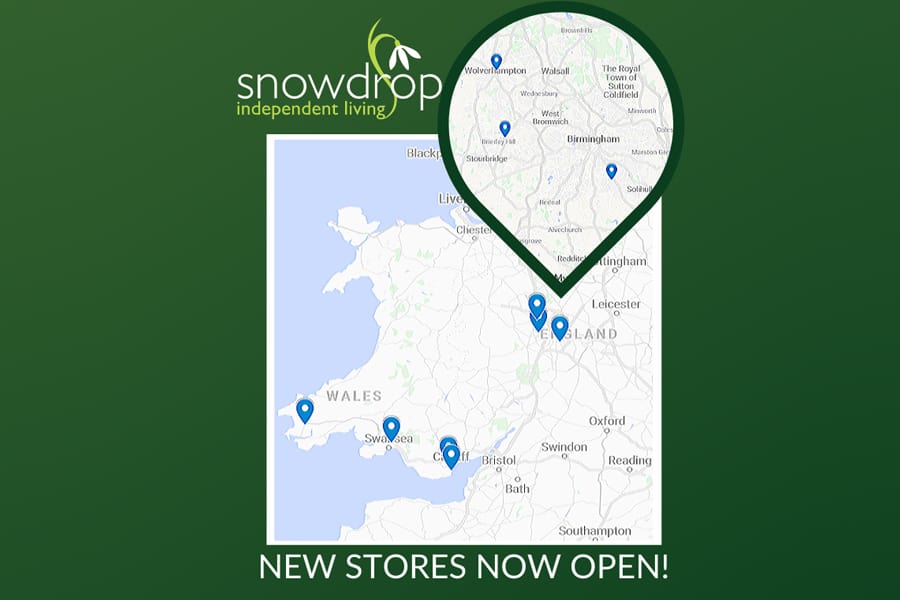 snowdrop independent living new stores