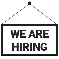 we are hiring logo