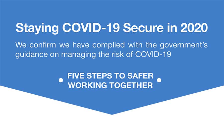 Staying COVID-19 Secure in 2020 poster