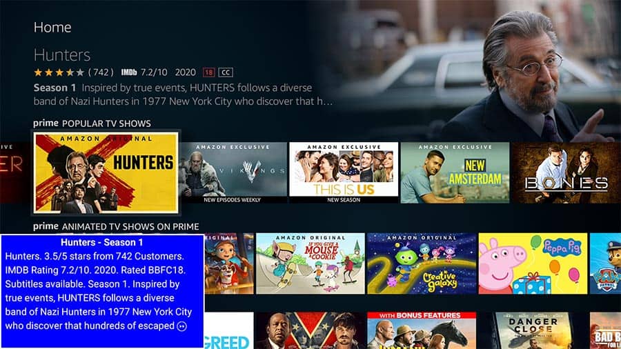 Amazon Text Banner for Fire TV image