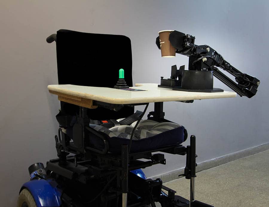 Intel assistive robotic arm for wheelchair users image