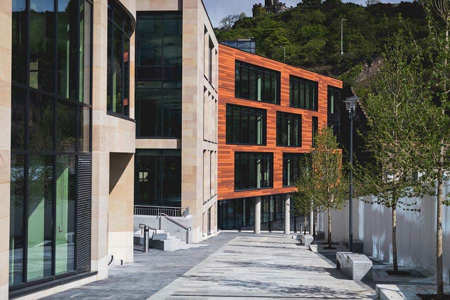 The outside of the new UK Government Hub in Edinburgh