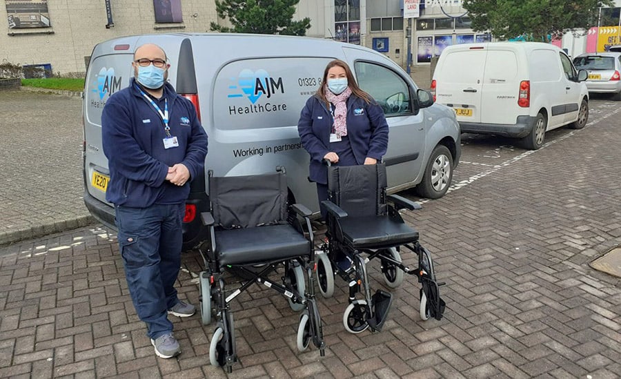 AJM Healthcare wheelchair provision image
