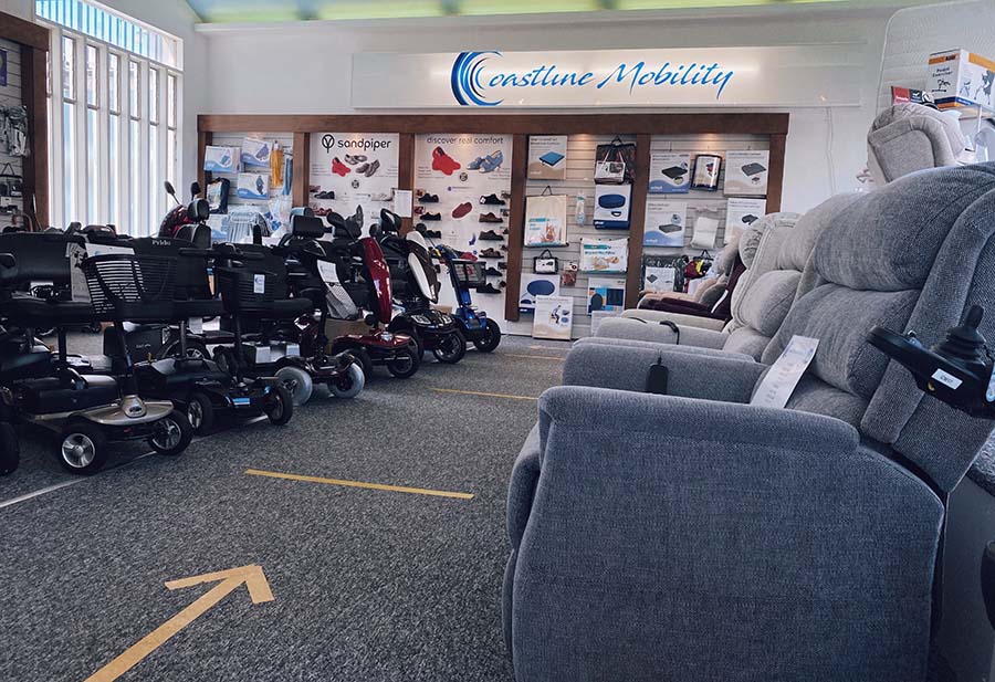 Coastline Mobility Sidmouth store website
