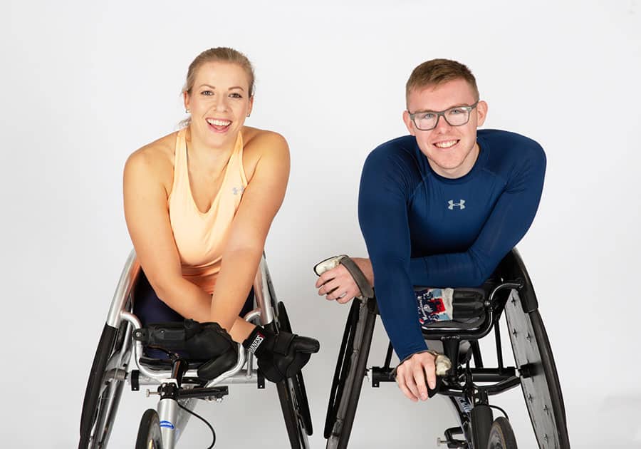 Hannah Cockroft MBE and Nathan Maguire image