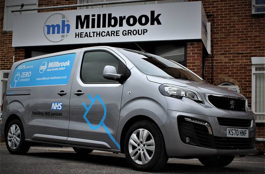 Millbrook Healthcare electric van image