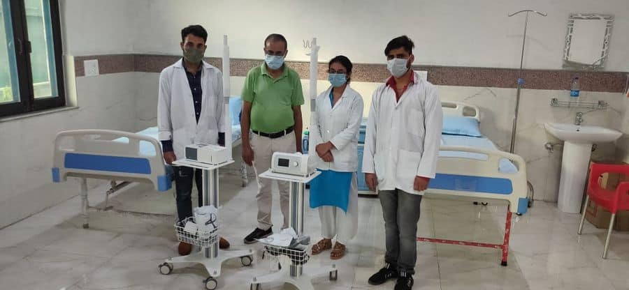 AKW donates respiratory equipment to India