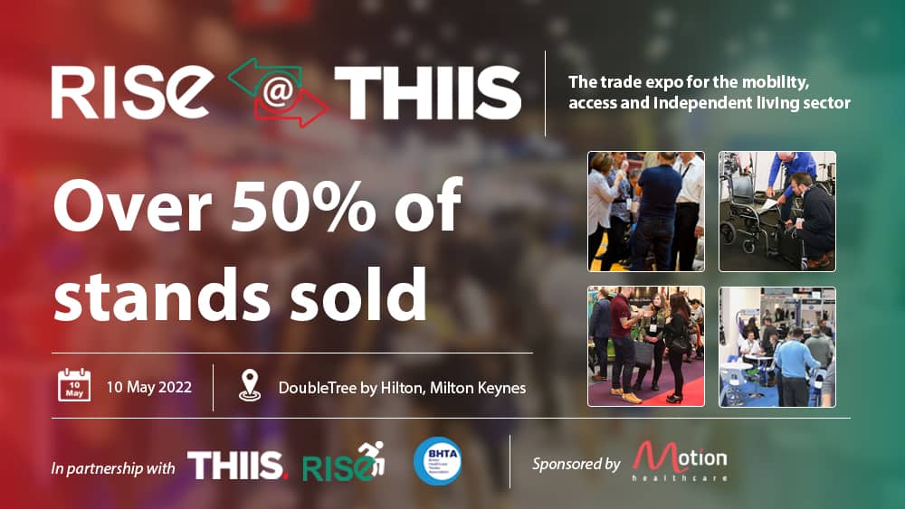 Promote exhibiting at RISE @ THIIS - 50% sold