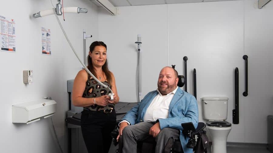 Ross Hovey, Accessibility Manager at Lloyds Banking Group, has been instrumental in Lloyds Banking Group’s plans for a Changing Places toilet.