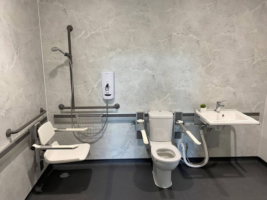 Bathroom by Pressalit at the National Robotarium at Heriot Watt University