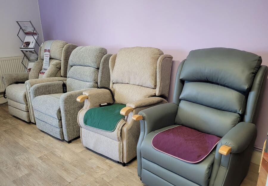 Riser recliners at Thistle Help Crosshouse