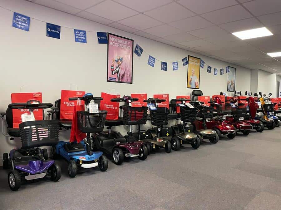 Scooters at Seacroft Mobility Kings Lynn