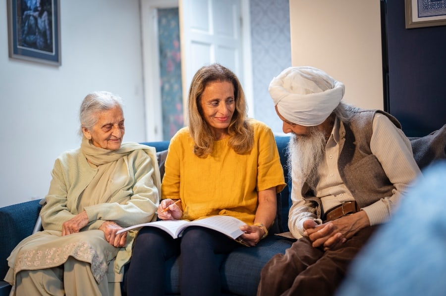 Adult social care at home. Image by the Centre for Ageing Better.