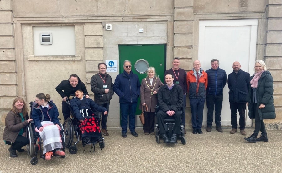 North Somerset council at Weston-super-Mare Changing Places facility.