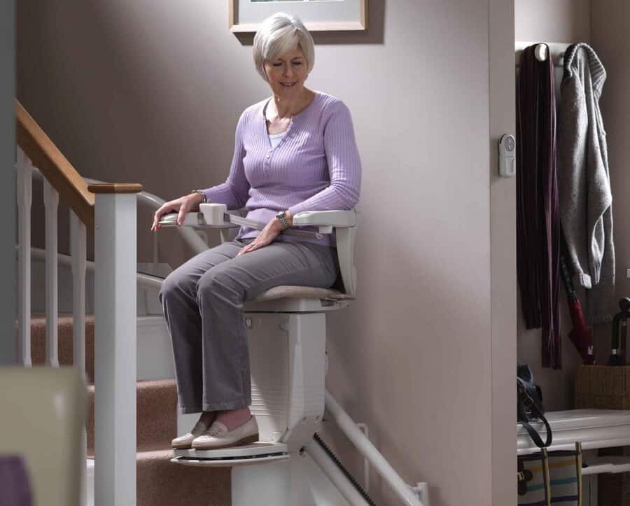 Stannah Starla Curved stairlift