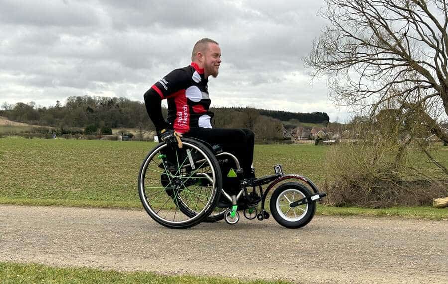 Rehasense track wheel user prepares for London Marathon