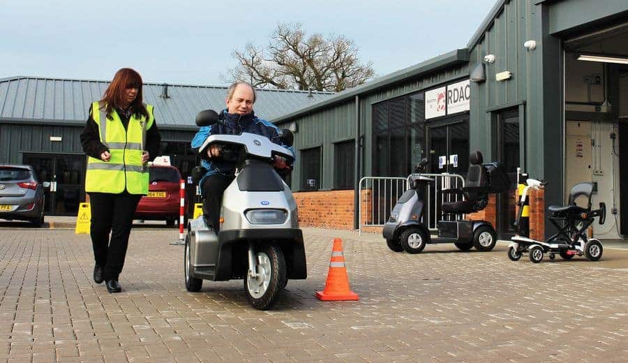 Driving Mobility scooter training