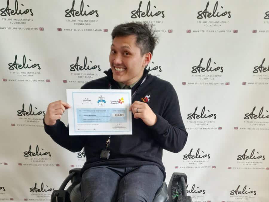 Crisitian Brownlee, Director Adapt Abilty wins the Stelios Disabled Entrepeneur Award 