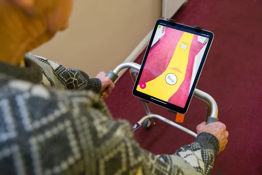 Dorothy App prototype being trialled at Abbcross Nursing Home, Romford