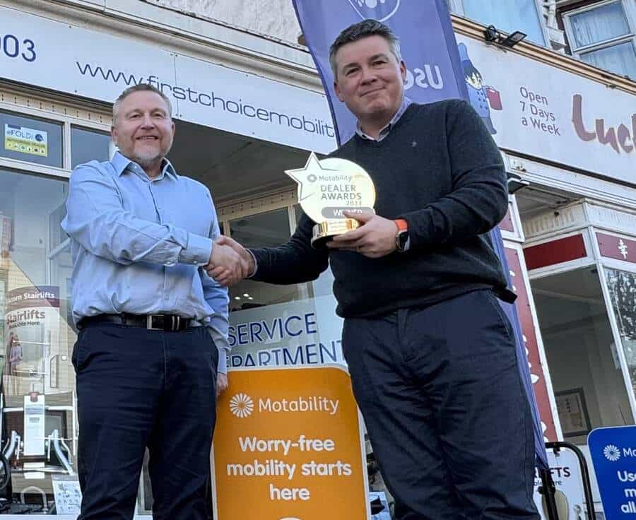 First Choice Mobility wins Motability award