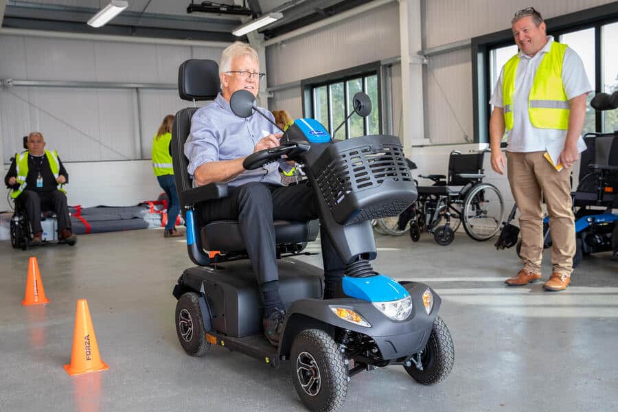 One of the latest PWMS Retailer Training Schemes in action at RDAC Solihull, a Driving Mobility centre