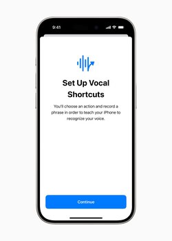 With Vocal Shortcuts, iPhone and iPad users can assign custom utterances that Siri can understand