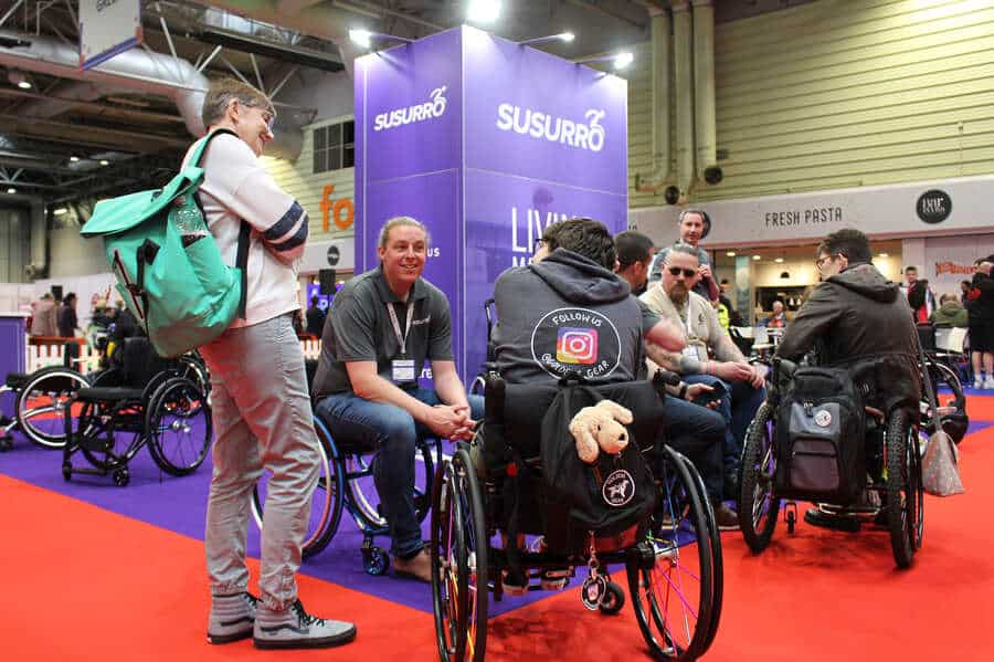 The Susurro team at last year's Naidex event